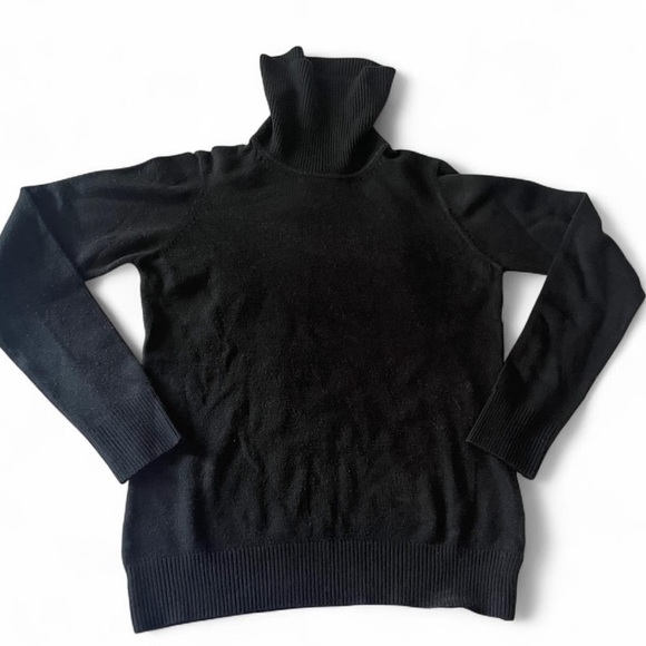 French Connection Black Women’s Turtleneck Sweater (Large) - Picture 1 of 4